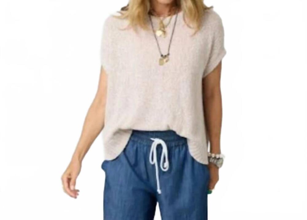 NEW KERRI ROSENTHAL women's summer vestie sweater in multi